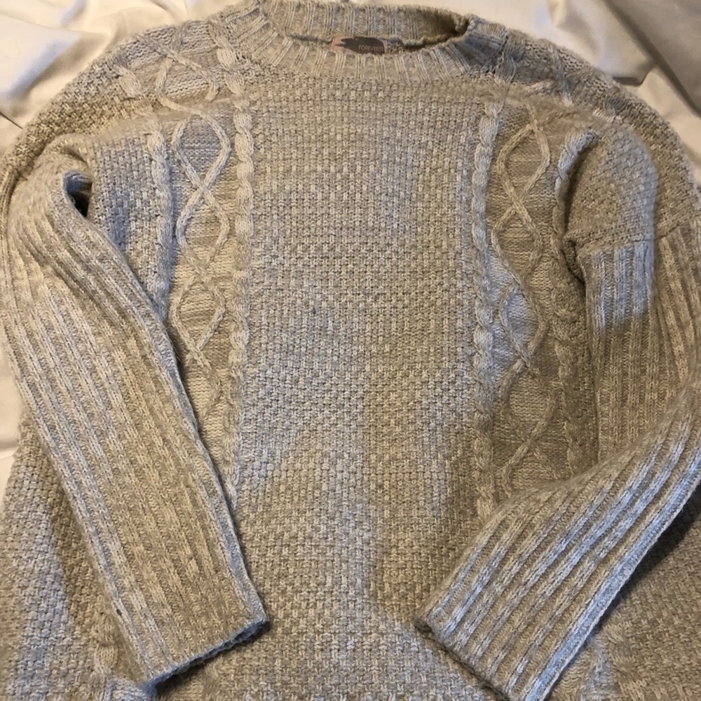 Forever 21 cable knit sweater